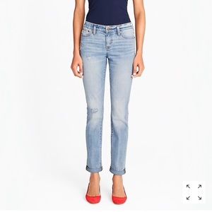 J Crew 25 Boyfriend Jean in key west wash